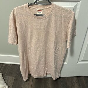 Supreme Pink and Grey T-Shirt - Never Worn - Large